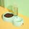 Integrated Automatic Pet Feeding And Drinking Double Bowl Station 0