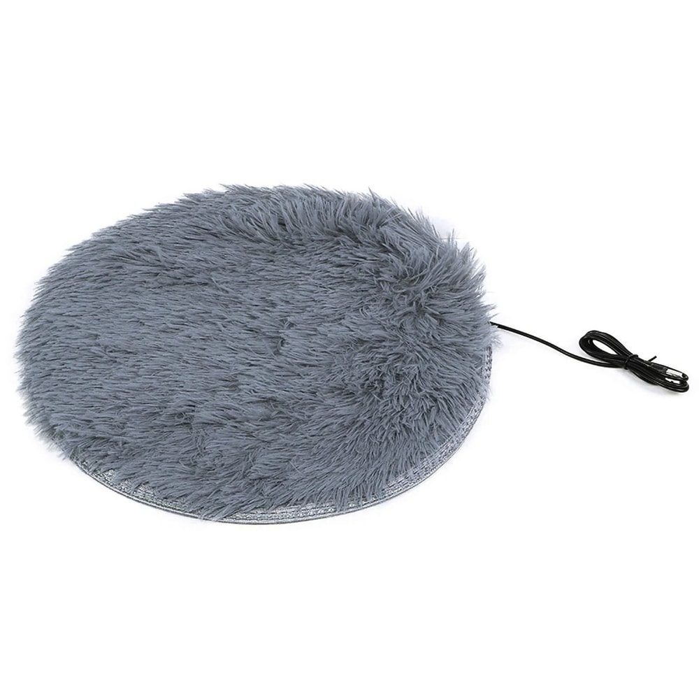 40cm Plush Electric Heated Pet Blanket And Warming Pad 0