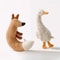 Interactive Plush Squeak And Chew Pet Toy 1