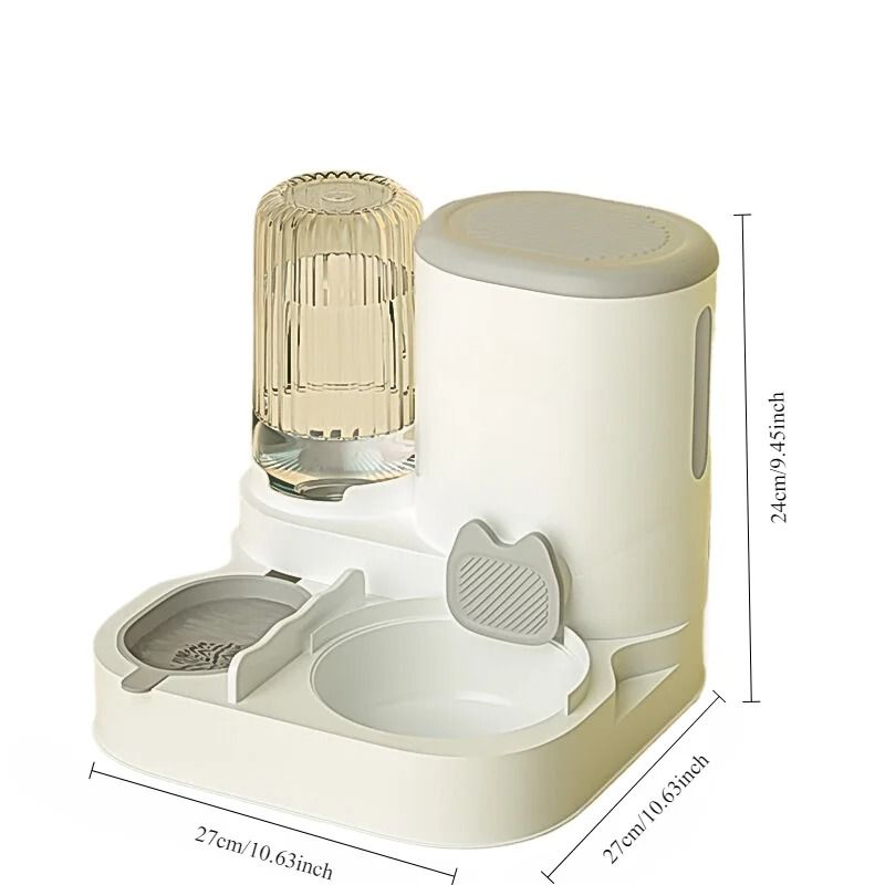 Integrated 2in1 Automatic Pet Feeder And Water Dispenser Station 5