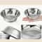 Stainless Steel AntiSlip CageCompatible Pet Bowls Set 0