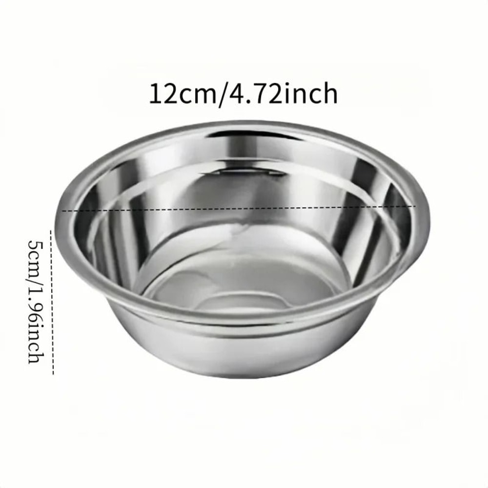 Stainless Steel AntiSlip CageCompatible Pet Bowls Set 3