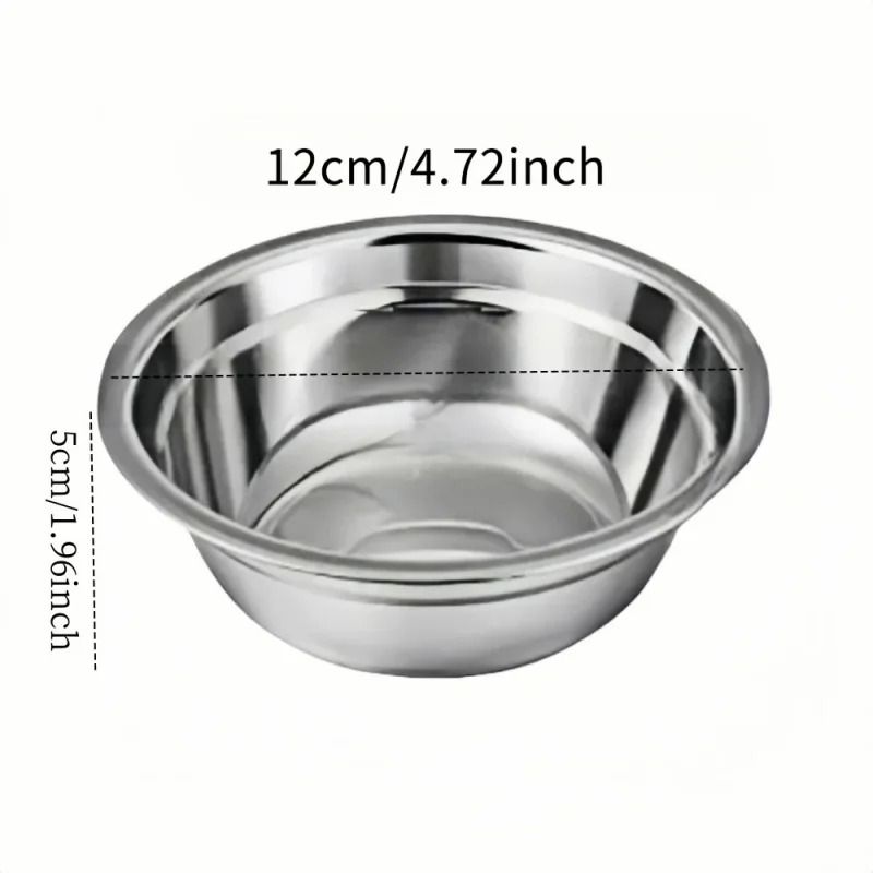 Stainless Steel AntiSlip CageCompatible Pet Bowls Set 3