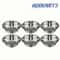 Stainless Steel AntiSlip CageCompatible Pet Bowls Set 5