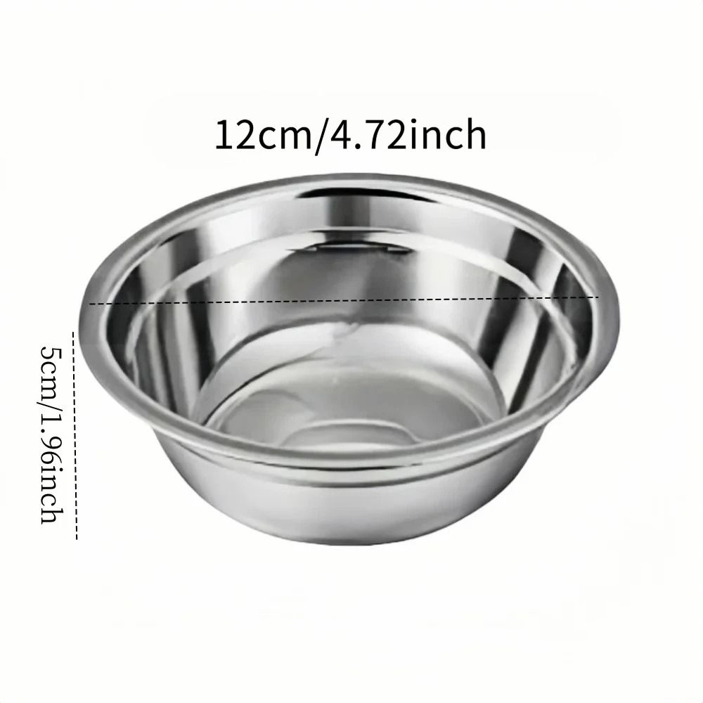 Stainless Steel AntiSlip CageCompatible Pet Bowls Set 6