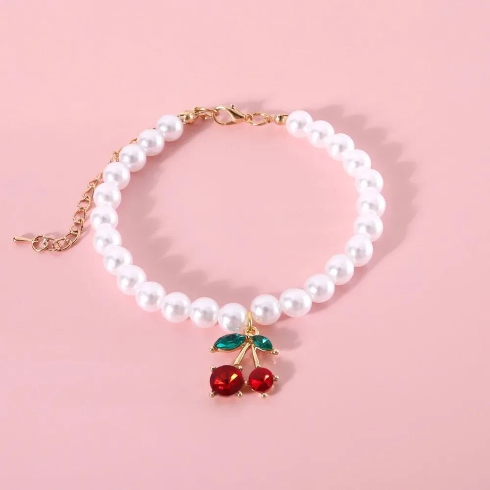 Pet Princess Style Pearl Charm Pendant Necklace 5