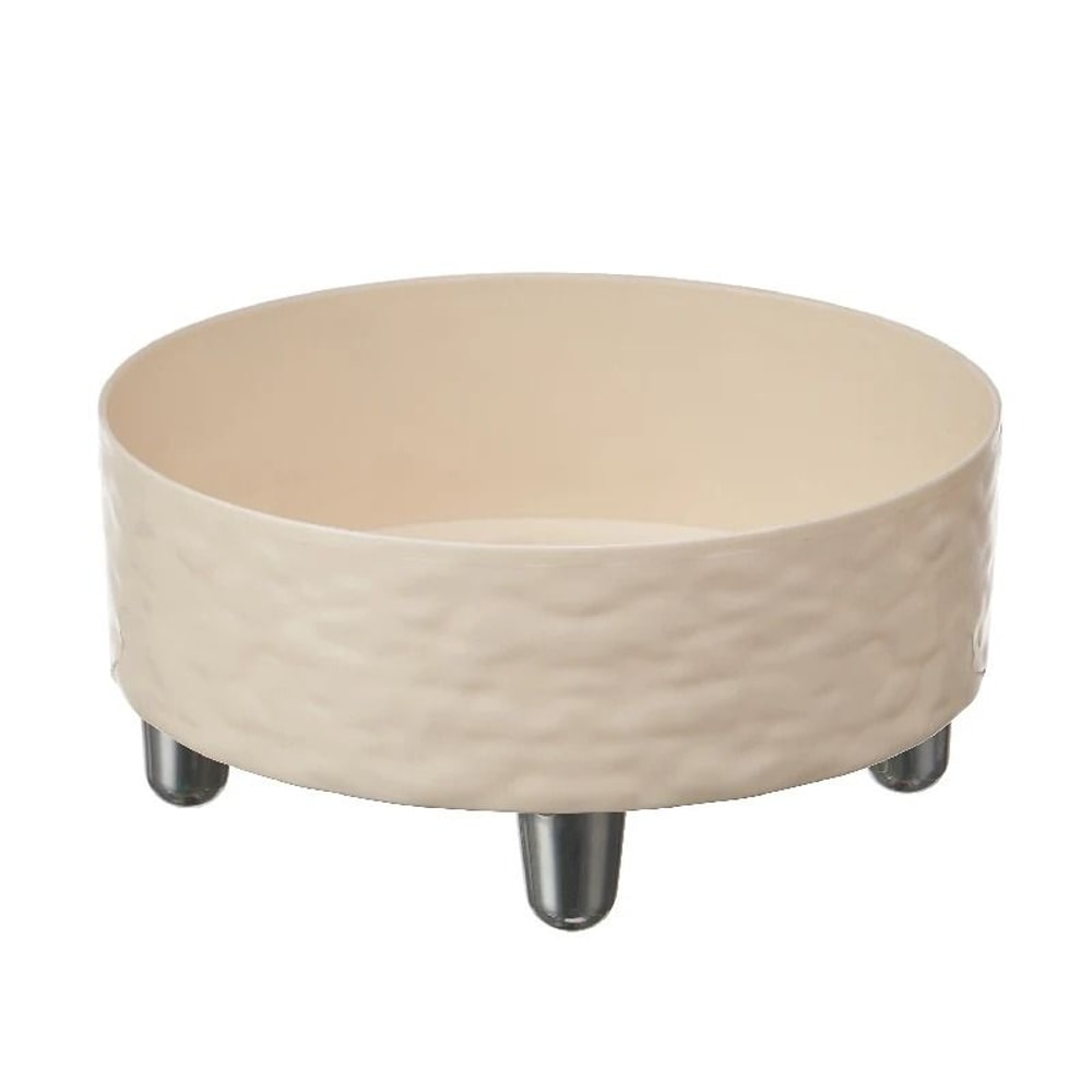 Elevated Stainless Steel Water Ripple Pet Bowl 9