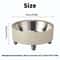 Elevated Stainless Steel Water Ripple Pet Bowl 5