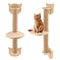 Wall Mounted Wooden Cat Climbing Shelves And Scratching Post 4