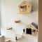 Wall Mounted Wooden Cat Climbing Shelves And Scratching Post 5