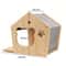 Wall Mounted Wooden Cat Climbing Shelves And Scratching Post 14