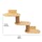 Wall Mounted Wooden Cat Climbing Shelves And Scratching Post 15