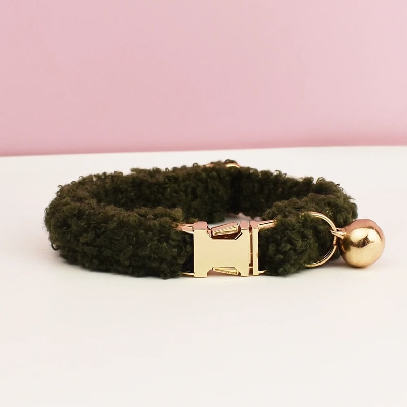 Personalized Custom Engraved Teddy Cat Collar With Name Plate 7