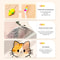 SelfAdhesive WallMounted Felt Cat Scratcher Mat With Toy 4