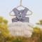 Dog Princess Dress With Puppy Bow Knot Striped Mesh Tutu 3