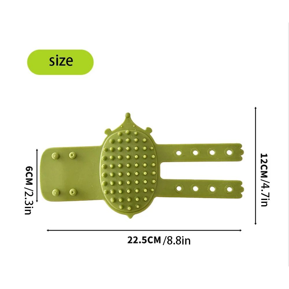 Pet Cat Hair Removal Massage Comb And Corner Self Grooming Rubbing Brush 5