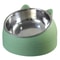 Tilted Stainless Steel Cat Bowl With NonSlip Base And Spinal Protection 8