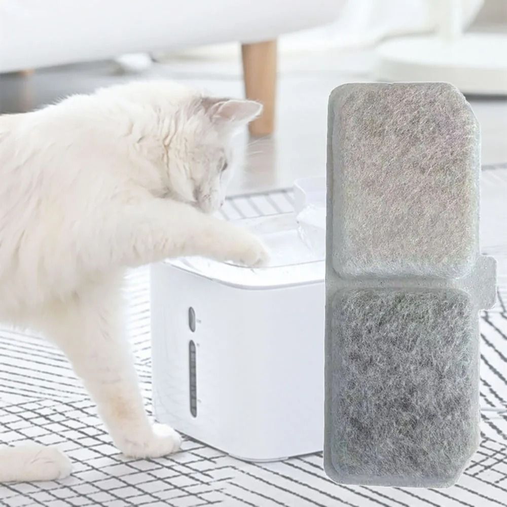 Rectangular Replacement Activated Carbon Filters For Cat And Dog Water Dispenser Fountain 2