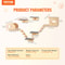 SucceBuy Wall Mounted Cat Shelves Perches And HeavyDuty Floating Hammock Systems 7