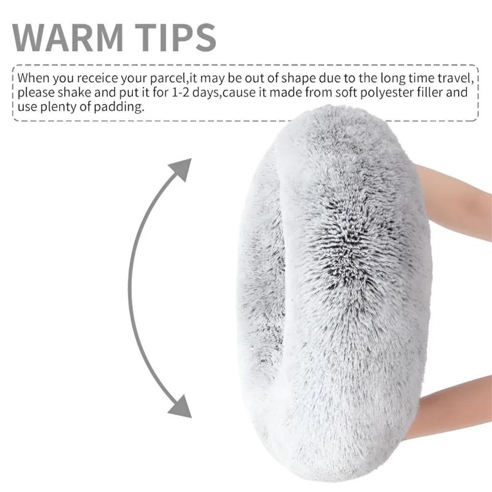 Winter Heated Constant Temperature Round Pet Bed USB Electric Thermal Mat For Cats And Small Dogs 4