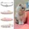 Elegant Rhinestone And Pearl Pet Necklace Collar For Cats Puppies And Rabbits 0