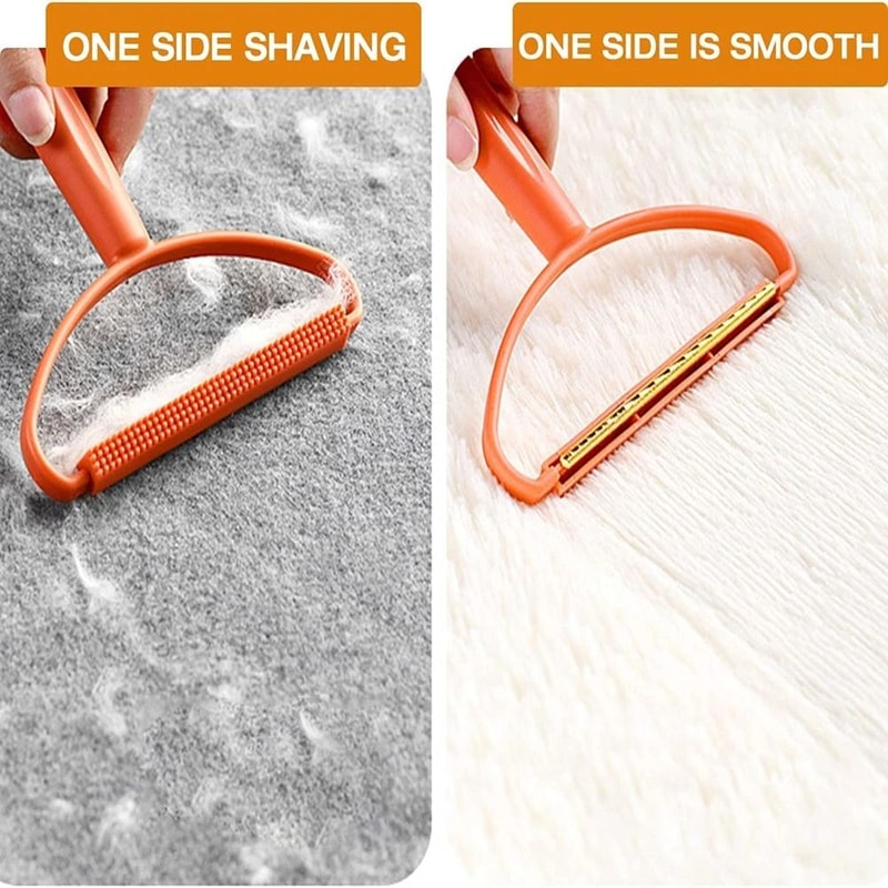 Portable DoubleSided Pet Hair Remover Brush And Sweater Lint Cleaner Grooming Tool 2