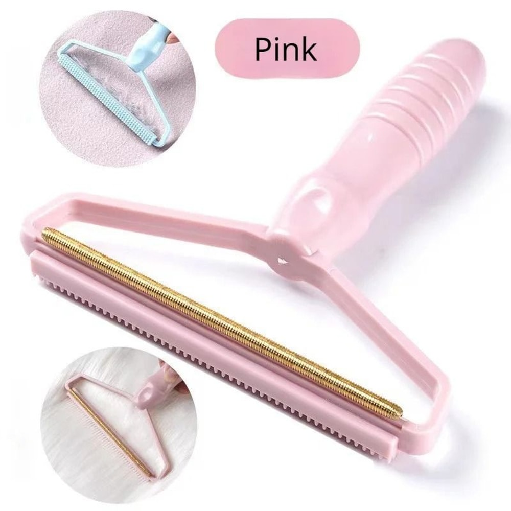 Portable DoubleSided Pet Hair Remover Brush And Sweater Lint Cleaner Grooming Tool 8