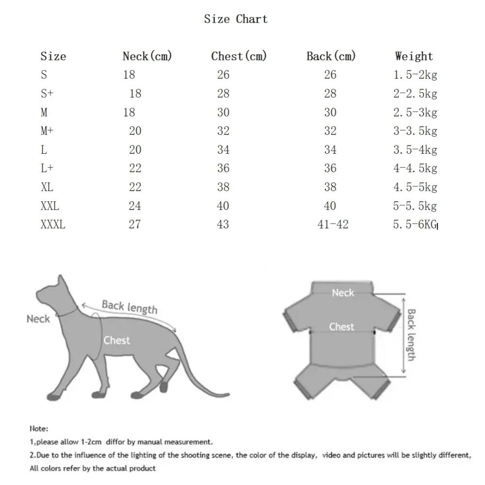 Warm Soft Fleece 4Legged Jumpsuit Sweatshirt Coat For Sphynx And Devon Rex Cats 5