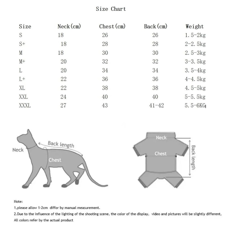 Warm Soft Fleece 4Legged Jumpsuit Sweatshirt Coat For Sphynx And Devon Rex Cats 5