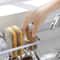 Stainless Steel Sink Sponge Holder With Removable Drain Tray 1