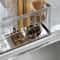 Stainless Steel Sink Sponge Holder With Removable Drain Tray 4