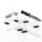 Clear Acrylic Pocket Knife Display Stand Premium TwoPiece Collectible Display Holder Rack 0