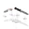 Clear Acrylic Pocket Knife Display Stand Premium TwoPiece Collectible Display Holder Rack 5