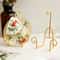 Luxury Metal Tea Cup And Saucer Display Rack Elegant Coffee Mug Storage Holder Stand 0