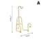 Luxury Metal Tea Cup And Saucer Display Rack Elegant Coffee Mug Storage Holder Stand 6