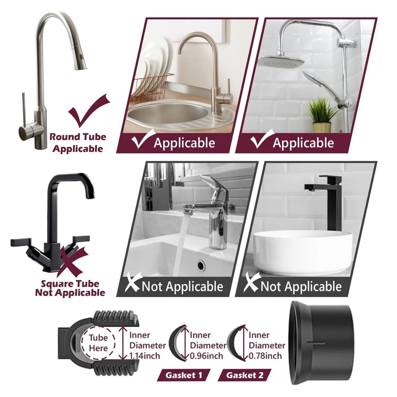 Premium Adjustable Kitchen Sink Faucet Organizer HeavyDuty Dish Sponge Soap Holder 2