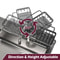 Premium Adjustable Kitchen Sink Faucet Organizer HeavyDuty Dish Sponge Soap Holder 5