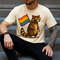 Raccoon Pride PNG  Cute LGBT Sublimation Design With Rainbow Flag  Heart Glasses  Digital Download  0
