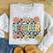 Retro Teacher PNG  Groovy Flower Sublimation Clipart For Back To School Shirt Design 2