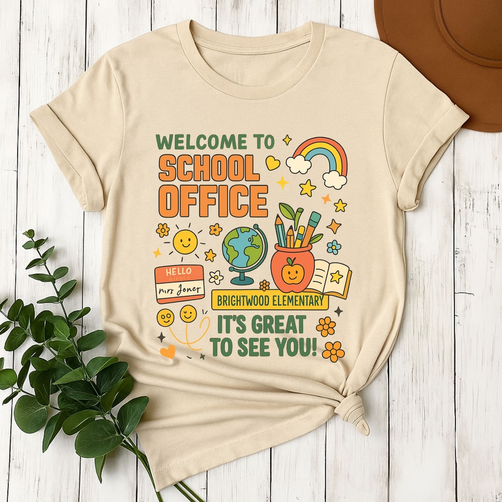 Welcome To School Office PNG Brightwood Elementary Back To School Sign Digital Download 2