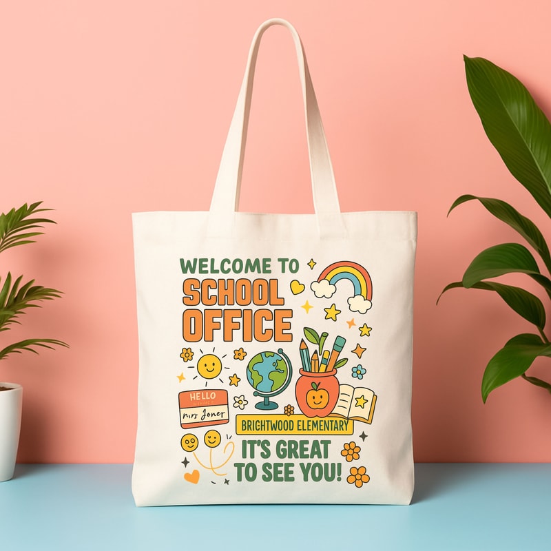 Welcome To School Office PNG Brightwood Elementary Back To School Sign Digital Download 7