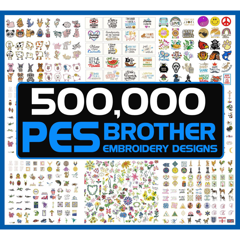 Brother Machine Embroidery Designs Collection Download Embroidery Files In PES Also Compatible With 0