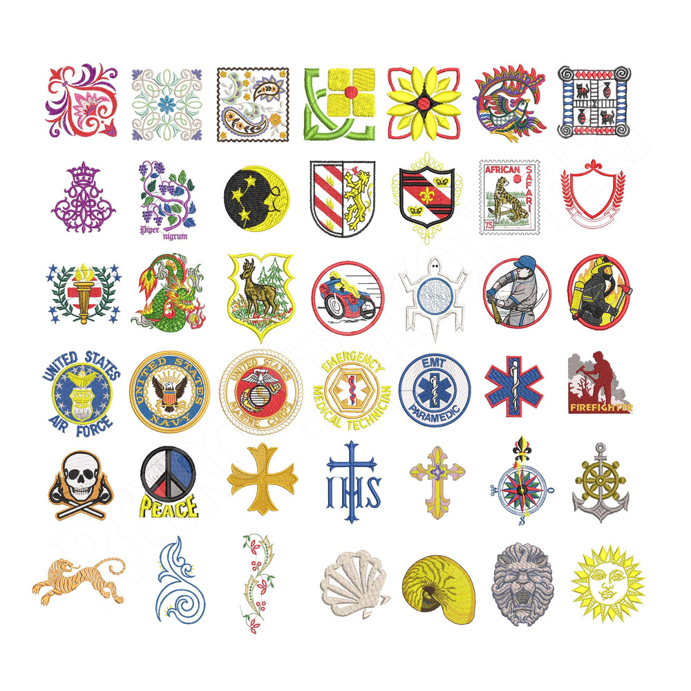 Brother Machine Embroidery Designs Collection Download Embroidery Files In PES Also Compatible With 9