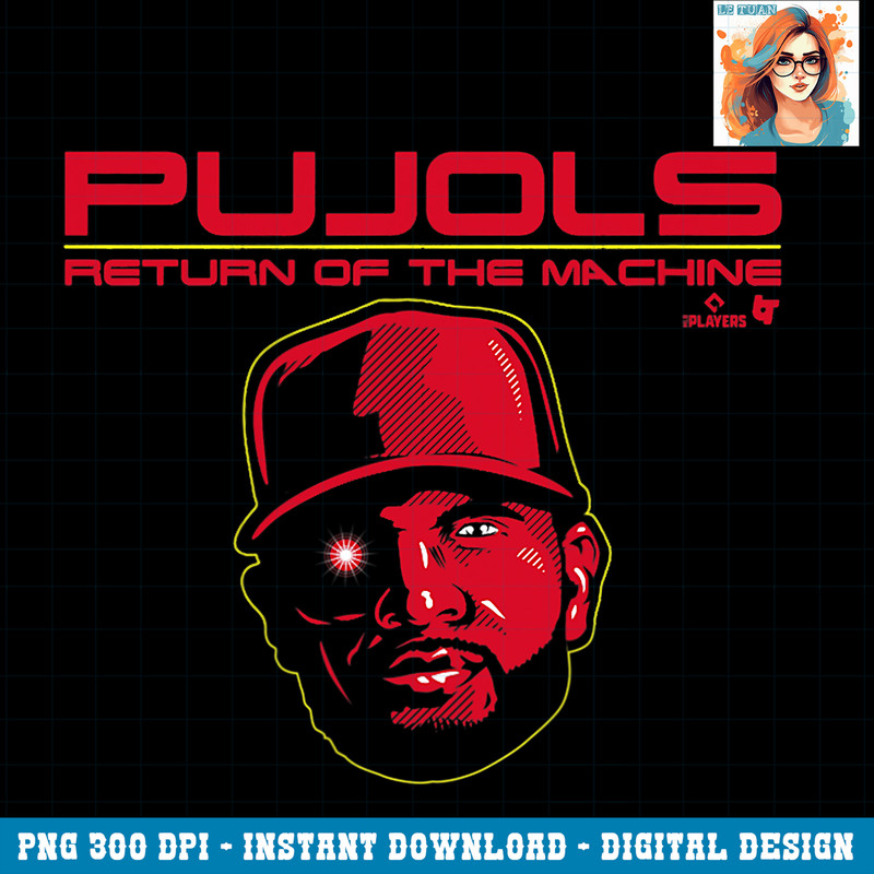 Albert Pujols Return of the Machine St. Louis Baseball PNG Download.jpg