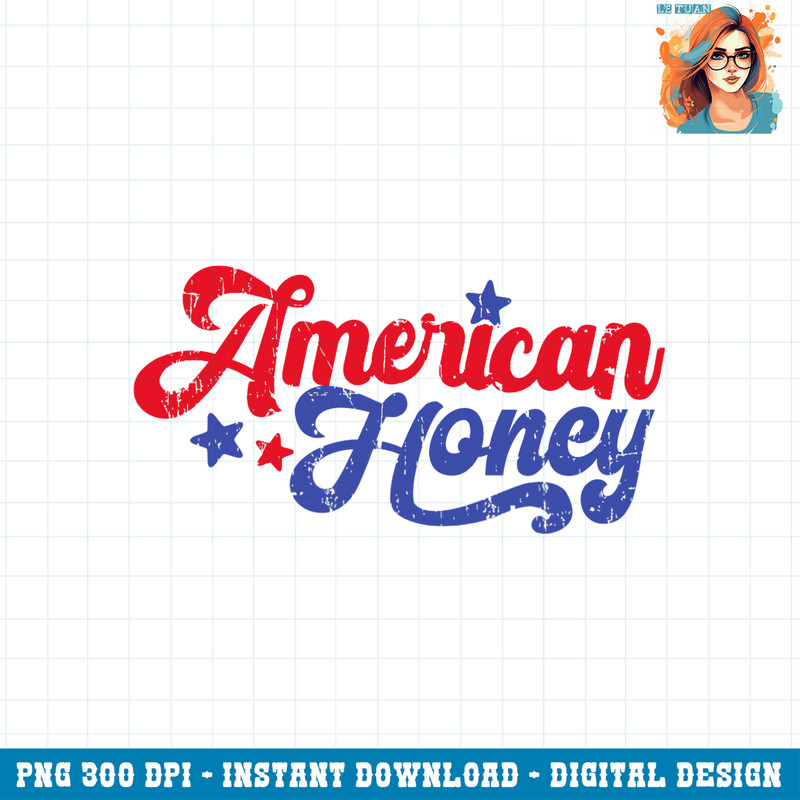 American Honey Patriot Western 4th Of July Independence PNG Download.jpg