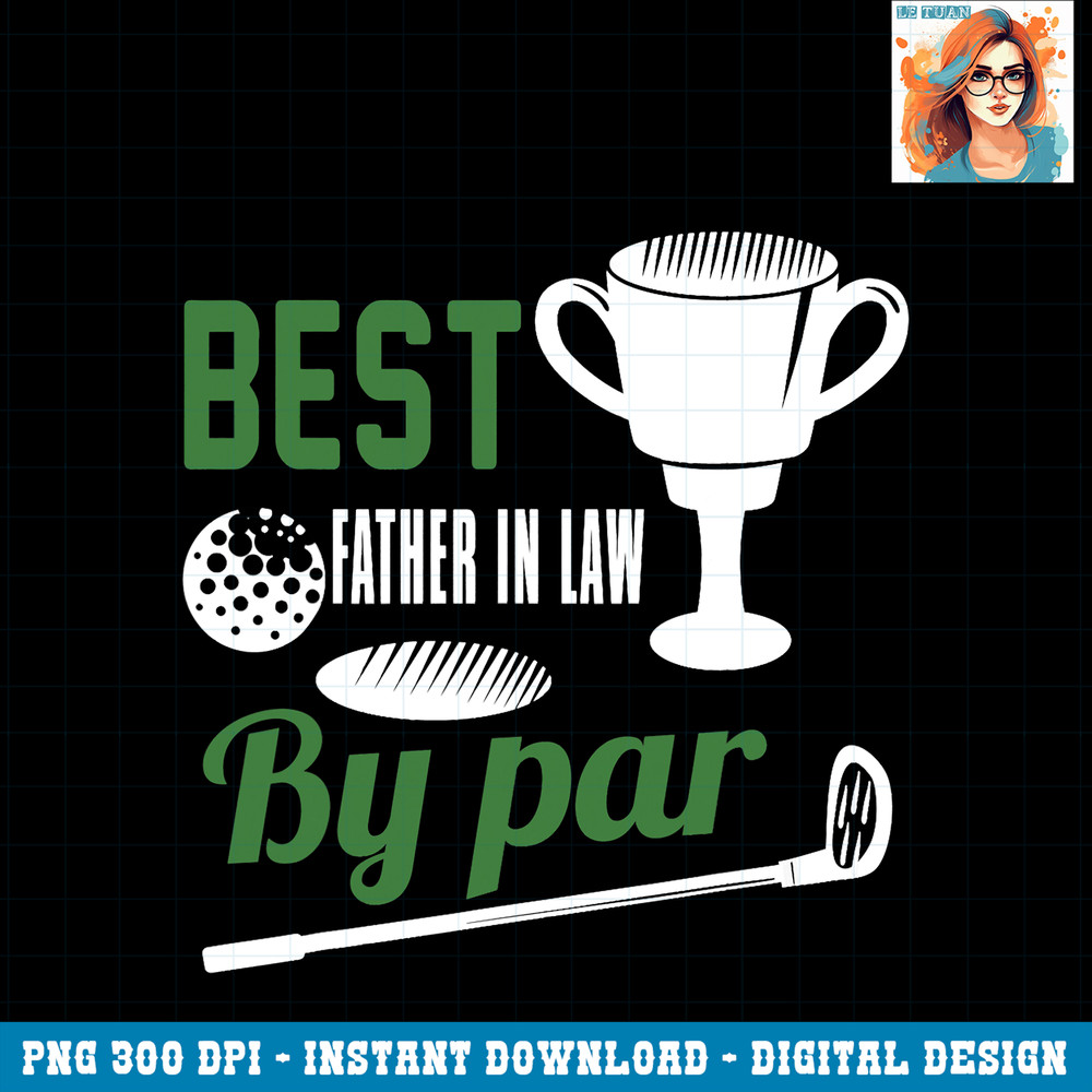 Best Father in Law By Par Golf Golfer Gift PNG Download.jpg