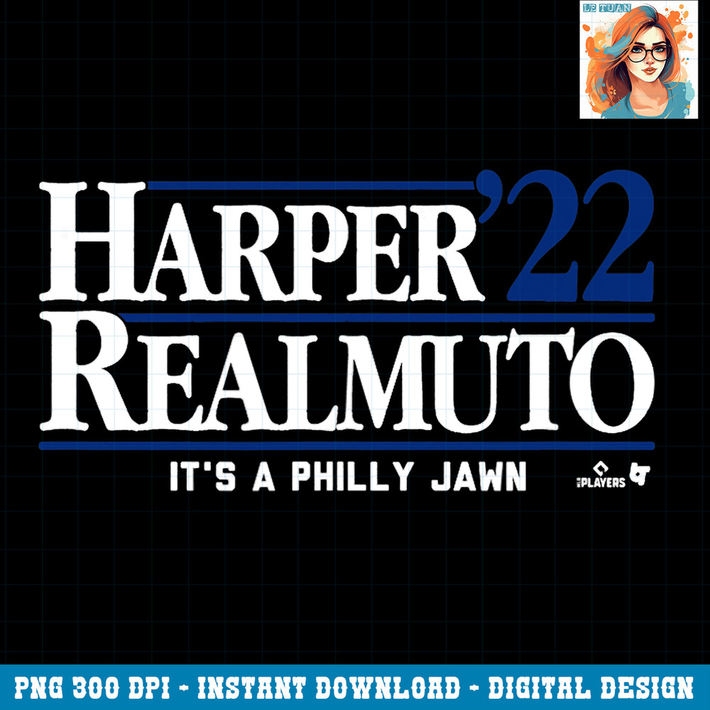 Bryce Harper J.T. Realmuto 22 Philadelphia Baseball PNG Download.jpg