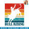 Bull Riding Rodeo Cowboy Western Vintage Bull Rider Gift PNG Download.jpg
