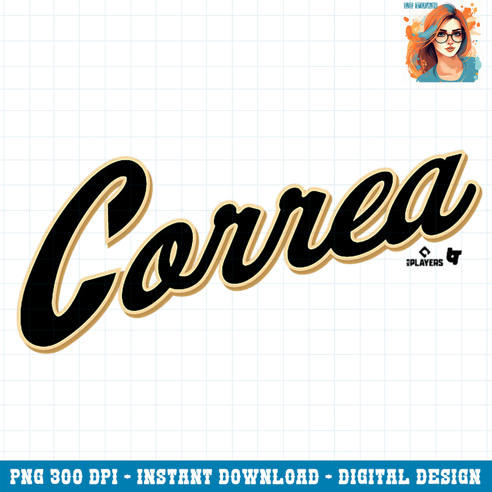 Carlos Correa SF Correa Script San Francisco Baseball PNG Download.jpg
