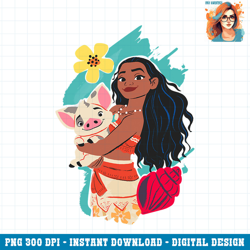 Disney Princess Moana and Pua Seashell PNG Download.jpg